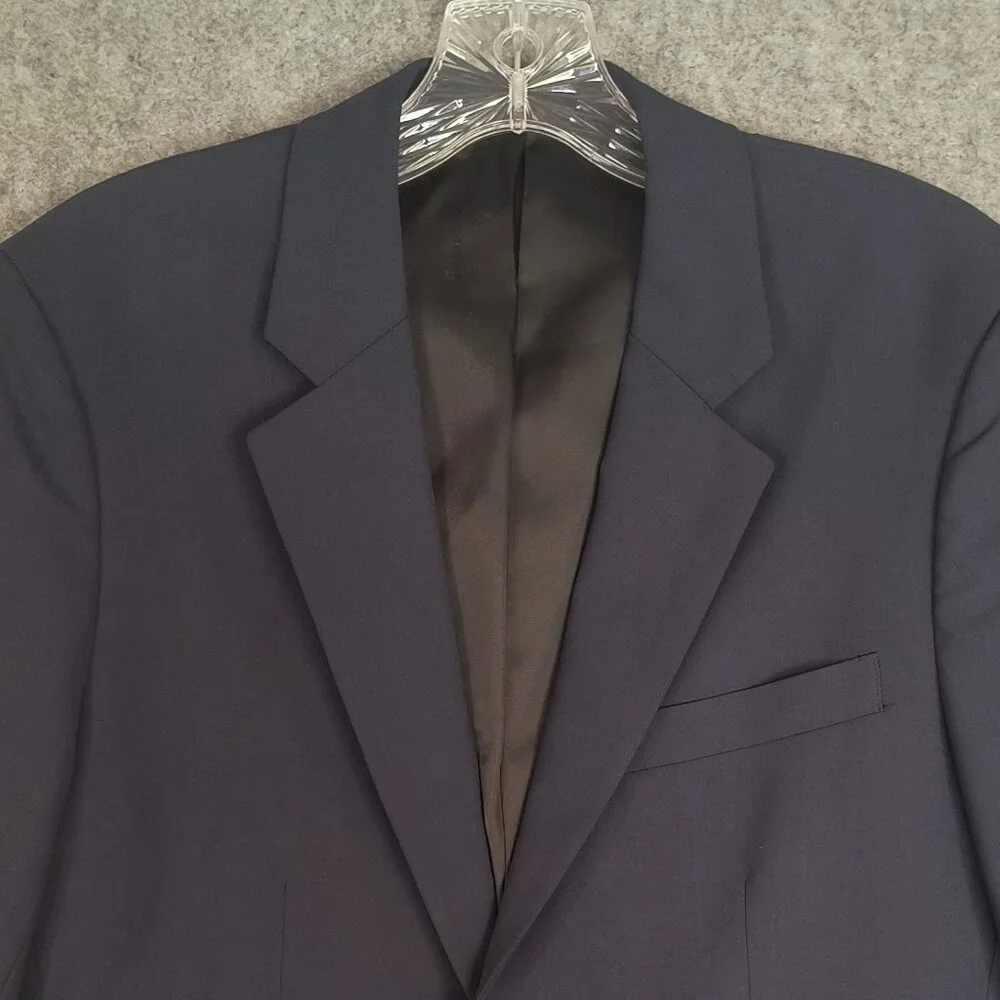 Theory Men's Blazer Suite Jacket Navy Blue Sz 36 Reg Wool Chambers Stretch $595 - Picture 3 of 14